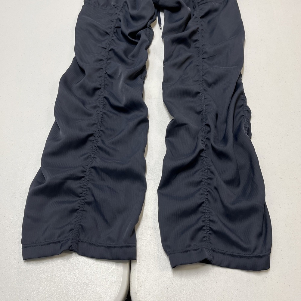 Lululemon Studio Dance Pants Blue Pull On Ruched Straight Leg Lounge Comfort - Picture 9 of 14